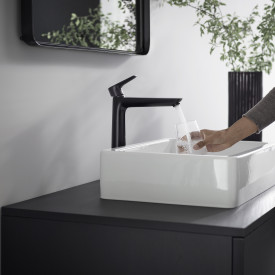 Hansgrohe Talis E 240 servantbatteri, kaldstart, matt sort