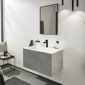 Hansgrohe Finoris 110 servantbatteri, matt sort