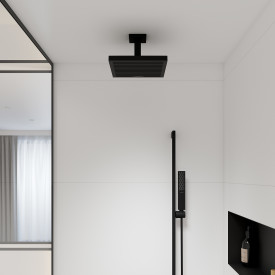 Hansgrohe dusjarm, 10 cm, matt sort