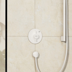 Hansgrohe DuoTurn S dusjbatteri, hvit