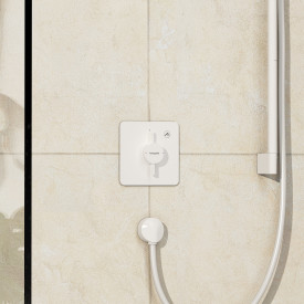 Hansgrohe DuoTurn Q dusjbatteri, hvit