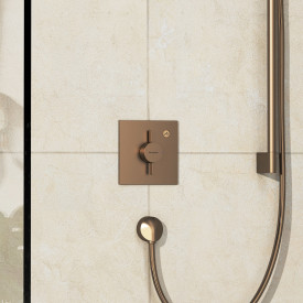 Hansgrohe DuoTurn E dusjbatteri, bronse