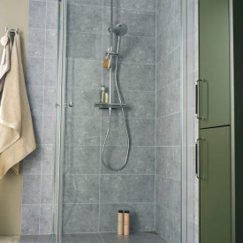 Gustavsberg Atlantic Round dusjsett, krom