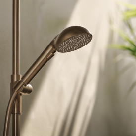 Oras Aurelia Rain badekarbatteri med dusjsett, bronse