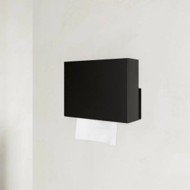 Hefe Vilnius papirdispenser, mat sort