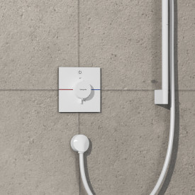 Hansgrohe ShowerSelect Comfort E dusjbatteri, hvit