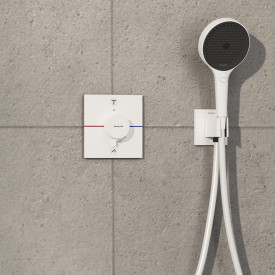 Hansgrohe ShowerSelect Comfort E dusjbatteri, hvit