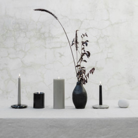 Uyuni LED kronelys, batteri, beige