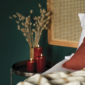 Uyuni LED kubbelys, batteri, rød