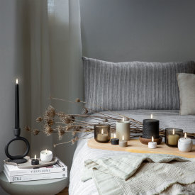 Uyuni LED kubbelys, batteri, sort