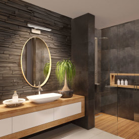 Ledvance Orbis Disc spegellampe, 3000-4000K, krom