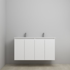 Sanibell Online møbelpakke, usamlet, 121x46 cm, matt hvit