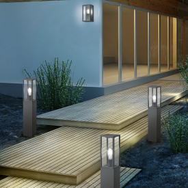 Trio Lighting Garonne utelys vegg, antrasitt