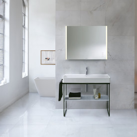 Duravit DuraSquare golvmodul, 106,3x45 cm, matt svart