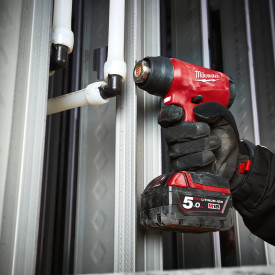 Milwaukee M18 varmluftspistol, uten batteri og lader