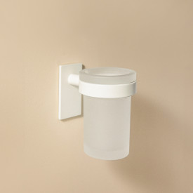 Cosmic Stick tandborstmugg, matt vit