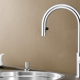 Blanco Carena-S Vario kjøkkenarmatur, uttrekkbar tut, krom