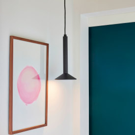 Hübsch Chromatic pendellampe, sort