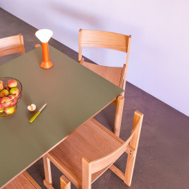 Hübsch Flash oppladbar bordlampe, oransje