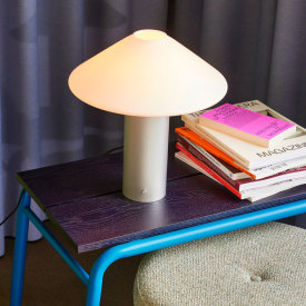 HĂ¼bsch Orbit bordlampe, sølv