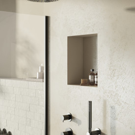 Damixa Silhouet DS1 dusjsett, vannbesparende, svart krom