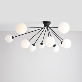 Aldex Holm 10 taklampe, sort