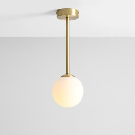 Aldex Pinne taklampe, messing, 42 cm