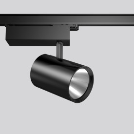 Deecos S Maxi, 3F skinnespot 63W, 8200 lm, 930, sort, DALI