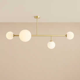 Aldex Dione taklampe, messing