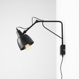 Aldex Soho vegglampe, 50 cm, sort