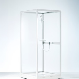 Contura Shower Next NK brusekabine overdel, 80x80 cm, klar styren