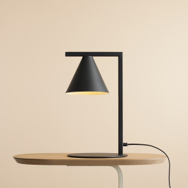 Aldex Form bordlampe, sort