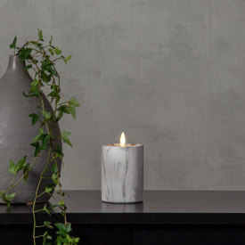 Star Trading Flamme Marble LED blokklys, batteri