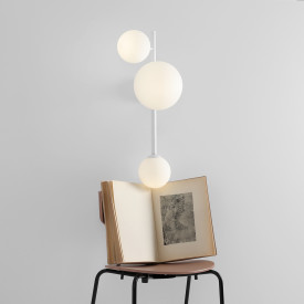 Aldex Dione vegglampe, hvit