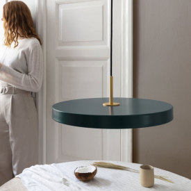 Umage Asteria pendellampe, grønn, Ø31 cm