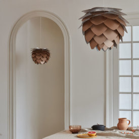 Umage Aluvia lampeskjerm, bronse, Ø40 cm