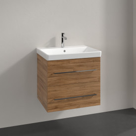 Villeroy & Boch Avento A889 underskab, 57,6x48,2 cm, mørk eg