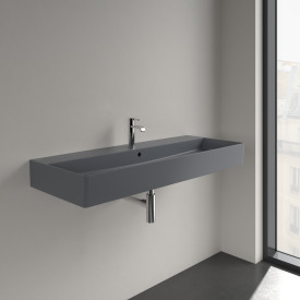 Villeroy & Boch Memento møbelservant, 120x47 cm, med CeramicPlus, grå