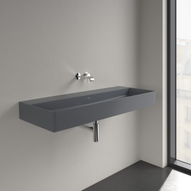 Villeroy & Boch Memento møbelservant, 120x47 cm, med CeramicPlus, grå