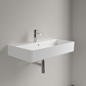 Villeroy & Boch Memento vegghengt servant, 80x47 cm, med CeramicPlus, hvit