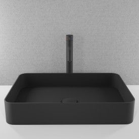 Scandtap Rare S håndvask, 50x35 cm, mat antracit