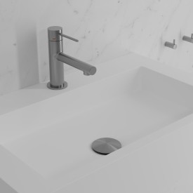 Scandtap Steel Vertex servantbatteri, uten bunnventil, original