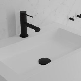 Scandtap Vertex servantbatteri, uten bunnventil, coal