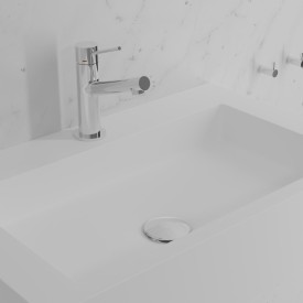 Scandtap Vector servantbatteri, uten bunnventil, classic