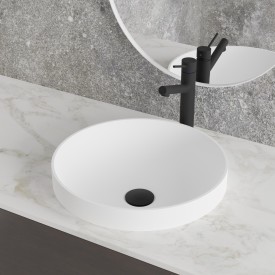 Scandtap Vector Medium servantbatteri, uten bunnventil, coal