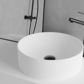 Scandtap Steel Vector High servantbatteri, høy modell, uten bunnventil, shadow