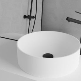 Scandtap Vector High servantbatteri, høy modell, uten bunnventil, coal