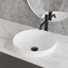 Scandtap Steel Voyage Medium servantbatteri, uten bunnventil, shadow