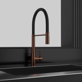 Scandtap Steel Pro kjøkkenbatterieri, amber