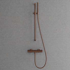 Scandtap Steel Pleasure dusjsett, 750 mm, amber